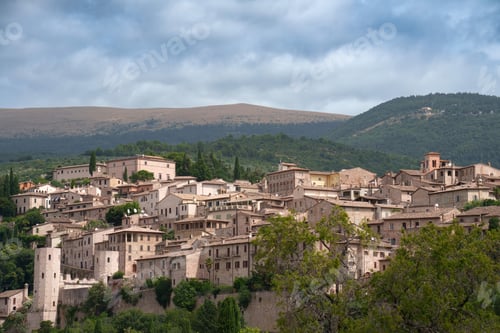 Preview: Historic buildings of Spello, Umbria, Italy