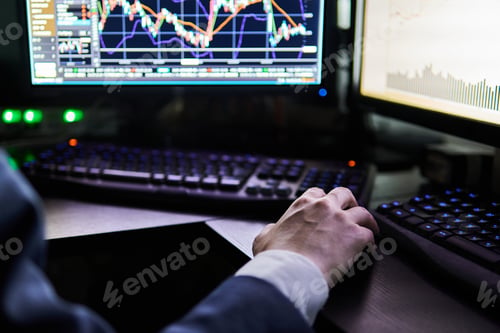 Preview: A Japanese man trading stocks.