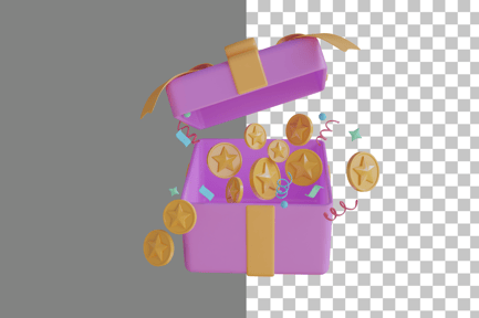 Preview: Unboxing Gift 3D Icon