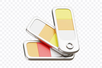 Aperçu: Cartes de couleur Swatch pour la sélection de la palette