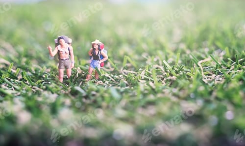 Preview: Adventure and lifestyle hiking travel idea concept.