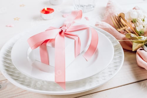 Preview: Festive table setting.