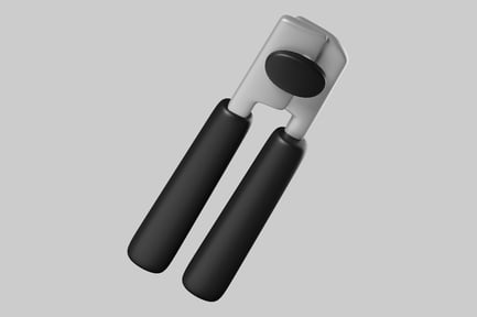 Preview: Modern Can Opener with Black Handles