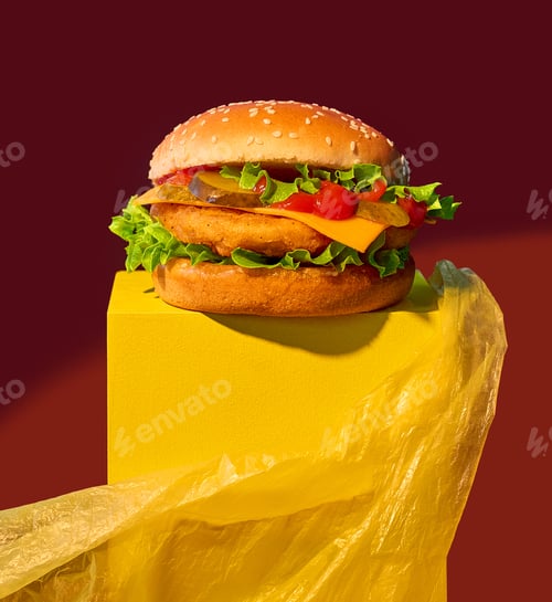Preview: fresh tasty chicken burger