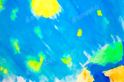Preview: Aerial View Green Countryside Rural forest river Field Meadow Landscape Sunny summer Day. Top View