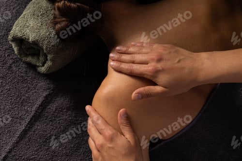 Preview: Concept of spa, relax and self care with beautiful young woman