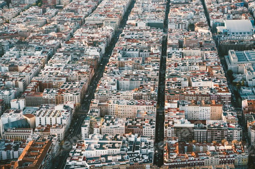 Preview: Cityscape skyline view of Madrid