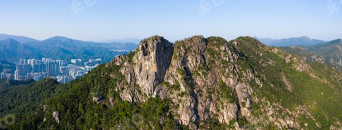 Preview: Lion rock mountain, panoramic shot