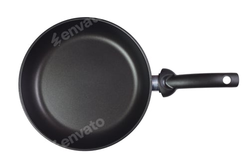 Preview: Frying Pan Isolated Over White Background