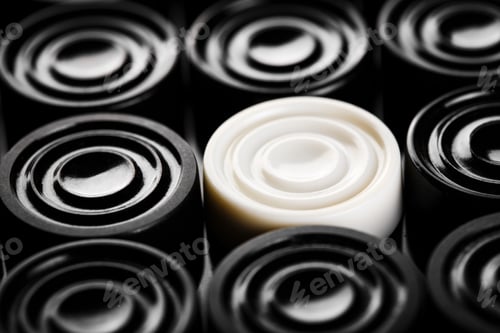 Preview: One Of The Crowd. Leader. Black And White. Texture Of Drafts. Abstract Image. Desktop Wallpapers.