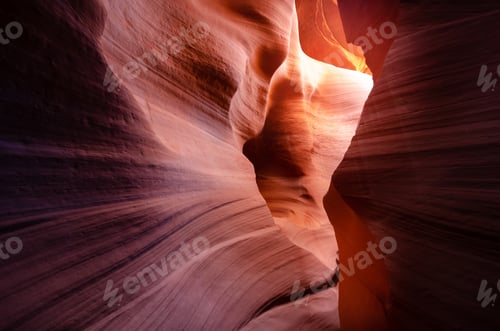 Preview: Beautiful Antelope canyon, Navajo land east of Page, USA
