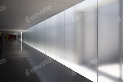 Preview: Underground pathway with people walking