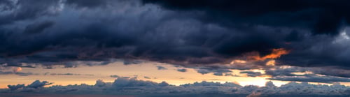 Preview: Panoramic View of Cloudscape Background