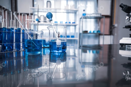 Preview: lab glassware science laboratory research and development concept