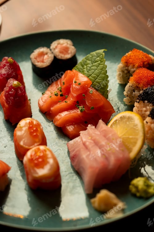 Preview: Assorted Sushi and Sashimi Platter