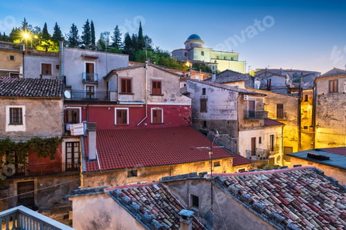 Preview: Morano Calabro, Italy Village Scene