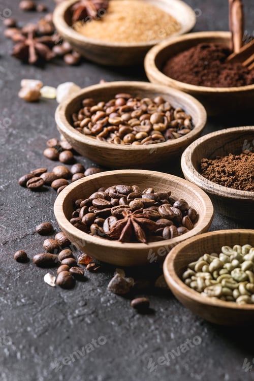 Preview: Variety of coffee beans