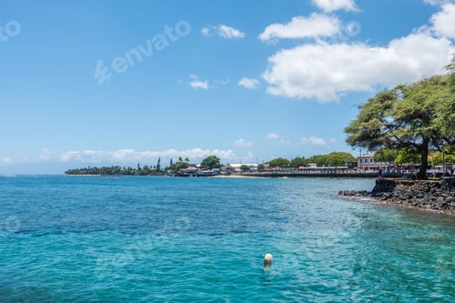 Preview: A View Of The Shoreline In Lahaina On Maui, Hawaii.