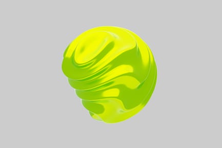 Preview: Abstract yellow sphere