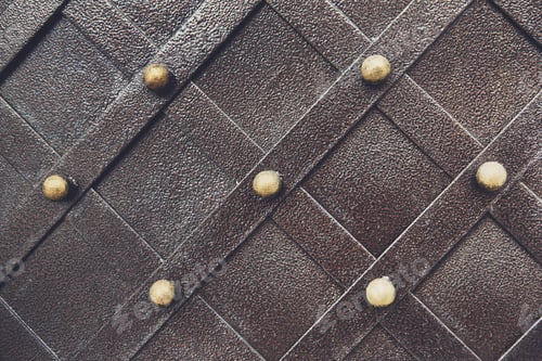 Preview: Vintage metallic pattern. Decorative checkered elements