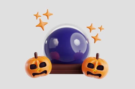 Preview: 3D Halloween Magic Crystal Ball