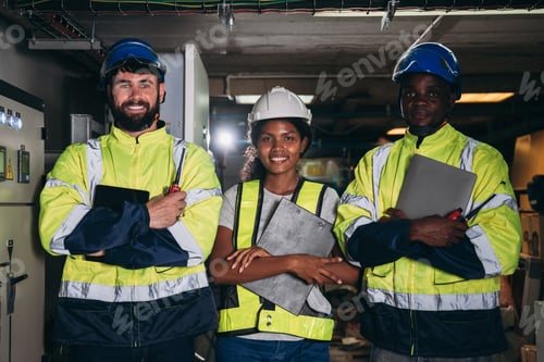 Preview: Team Engineers inspected the electrical switchboard and verified the operational voltage range.