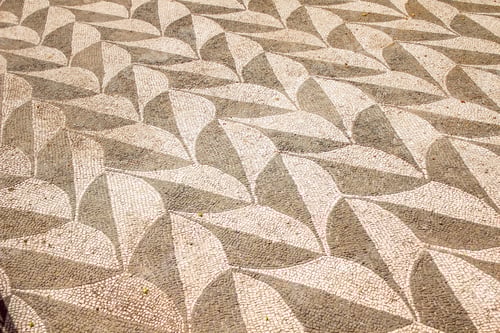 Preview: Beautiful ground in the ancient Roman Baths in Rome. Italy