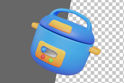 Preview: Rice Cooker 3D Icon