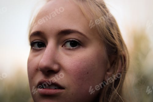 Preview: Close Up of Young Woman’s Face