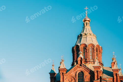 Preview: Helsinki, Finland. Close Up Uspenski Cathedral