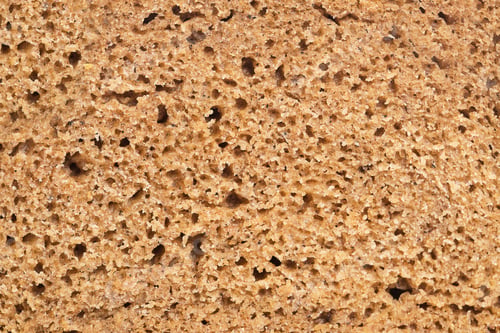 Preview: Cooking. Piece of rye bread in details