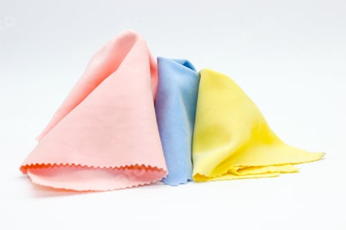 Preview: Mix of pink, blue, and yellow screen cleaner