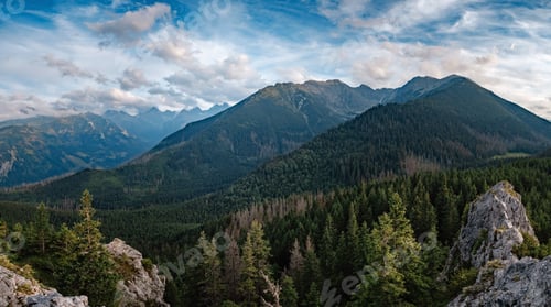 Preview: amazing nature, summer in the mountains. Travel and hike