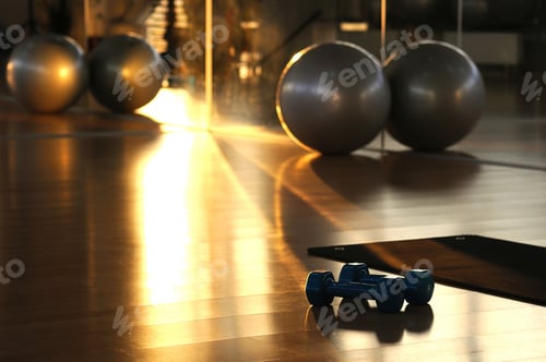Preview: Sports equipment at the gym