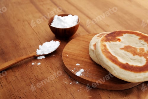 Preview: Chinese Fried Dough On Wooden Floor