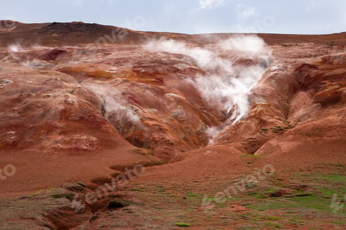 Preview: Evaporation in the geothermal valley, Leirhnjukur, Iceland