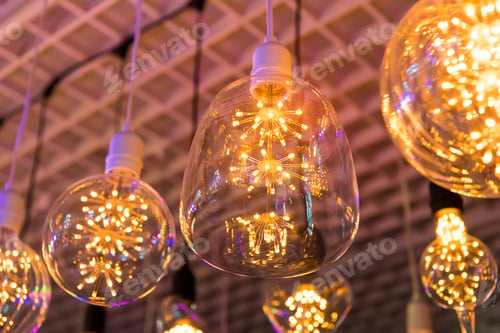 Preview: Decorative Edison Style Led Light Bulb Hang From Ceiling