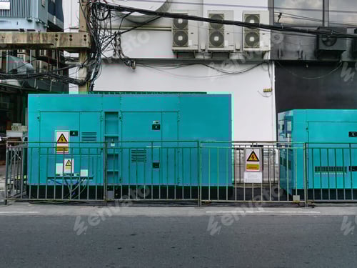 Preview: Mobile Unit of Emergency Electric Power Generator at Site