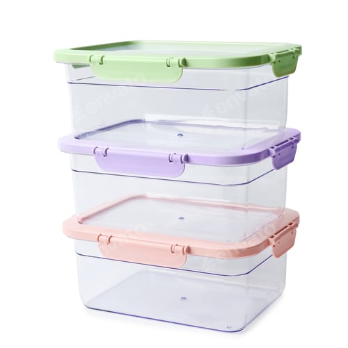 Preview: Empty clean boxes for products on white background