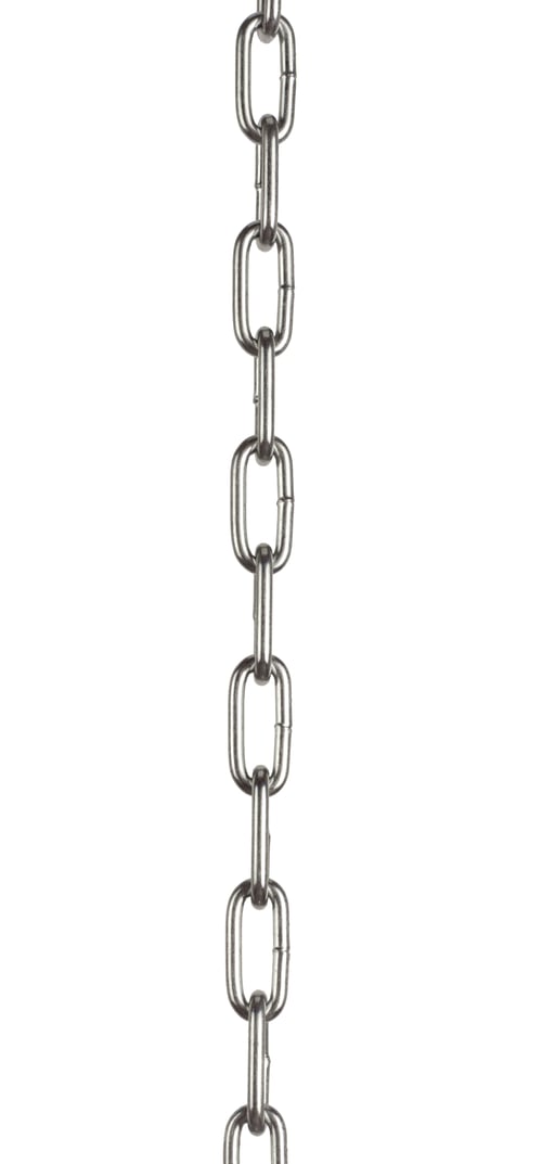 Preview: Chains closeup on white background