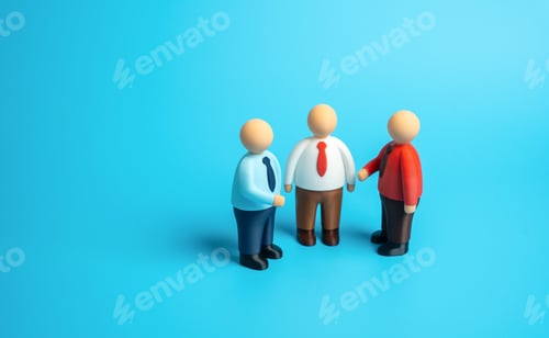 Preview: Office workers at a meeting. Job interview. Discussion of employment terms