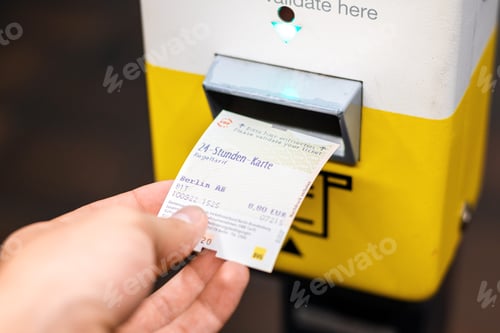 Preview: Ticket machine in the Berlin underground, Germany