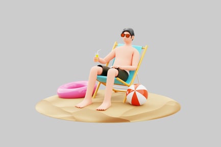 Preview: Relaxing at the beach
