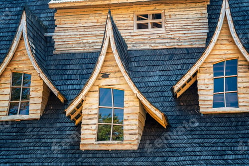 Preview: Detail of a Halloween house