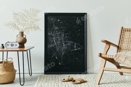 Preview: Minimalist concept of living room interior