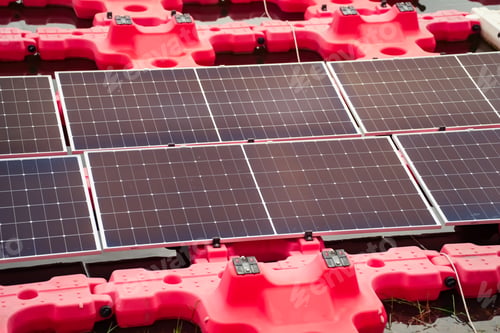 Preview: Technicians installing photovoltaic solar panels