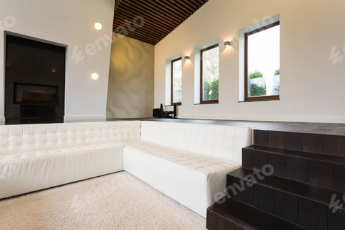 Preview: Luxurious living room with sofa