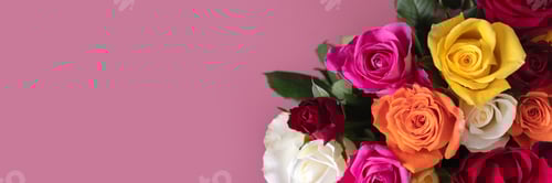 Preview: Bunch of colorful roses