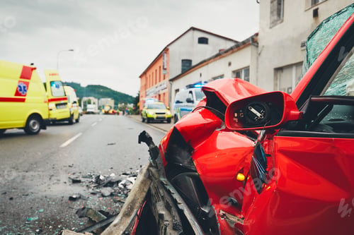Preview: Ambulances for a traffic accident