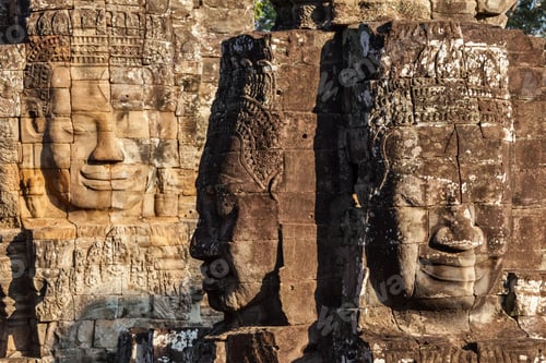 Preview: Faces of Bayon temple, Angkor, Cambodia